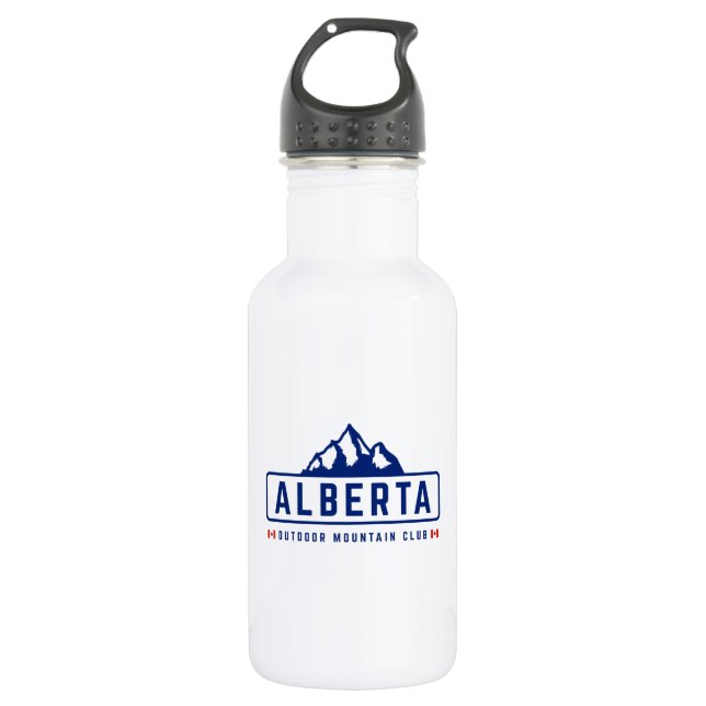 Alberta im Freien  Edelstahlflasche (Vorderseite)