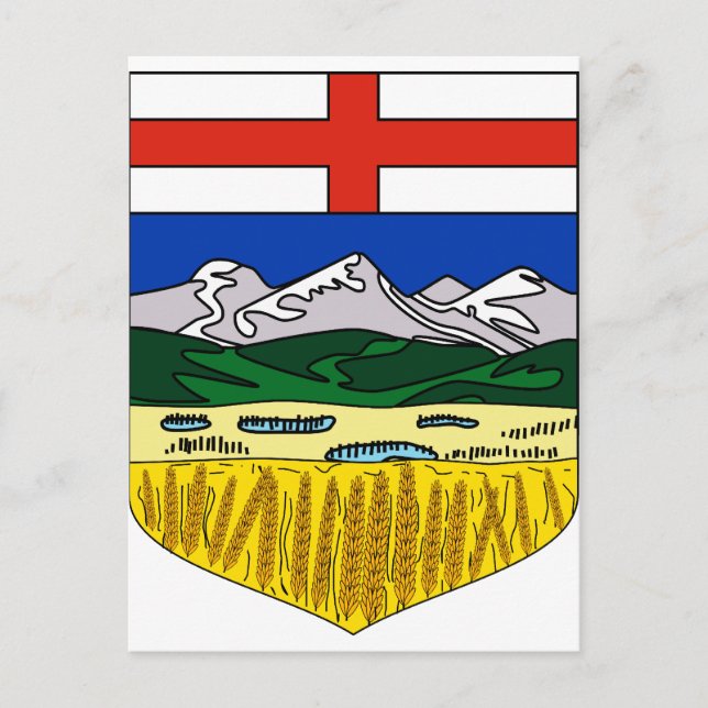 Alberta, Kanada Postkarte (Vorderseite)
