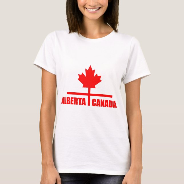 Alberta Kanada T-Shirt (Vorderseite)