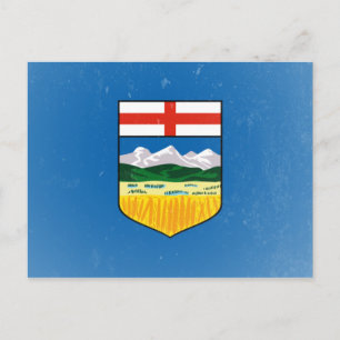 Alberta Postkarte