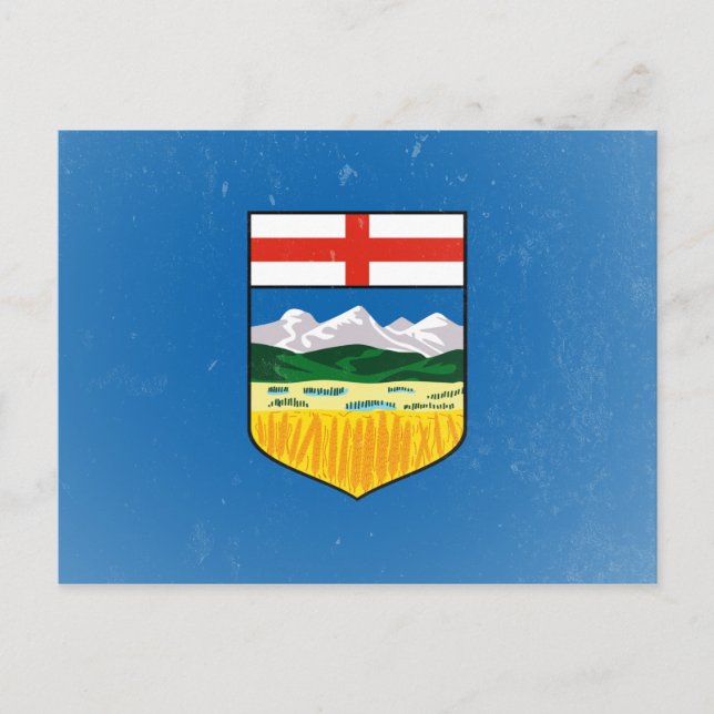 Alberta Postkarte (Vorderseite)