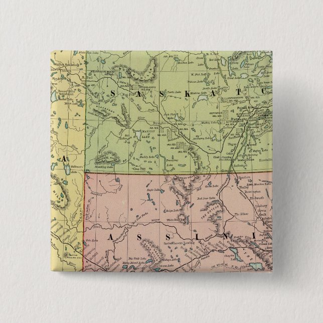 Alberta, Saskatchewan Button (Vorderseite)