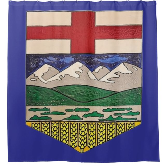 ALBERTA SHOWER CURTAIN DUSCHVORHANG (Vorderseite)