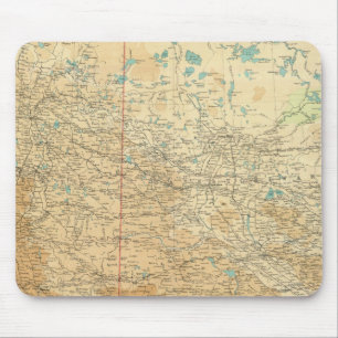 Alberta und Saskatchewan Mousepad