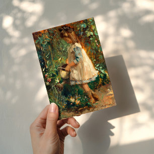 Albertine im Garten   Albert Roelofs Karte