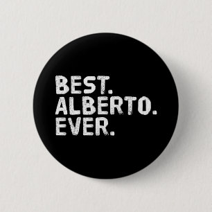 Alberto-Shirt lustig Männer-Vatertags-Geschenkidee Button