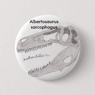 Albertosaurus-Sarkophag Button