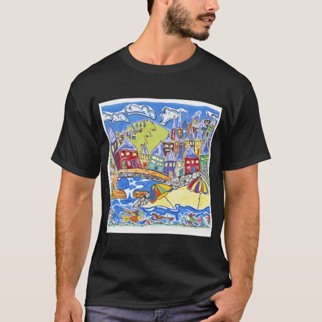 Alberts Strand T-Shirt (Vorderseite)