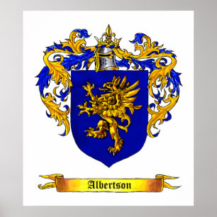 Albertson-Wappen Poster