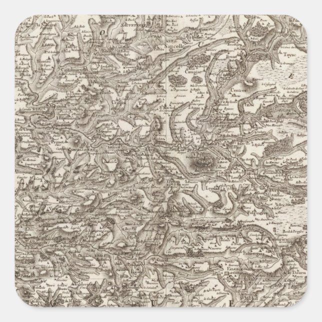 Albi Quadratischer Aufkleber (Vorderseite)