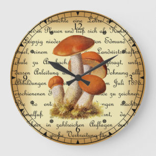 Albin Schmalfuß~Espenrotkappe1~ Pilze ~ Große Wanduhr