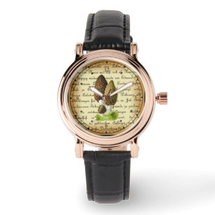 Albin Schmalfuß ~ Spitzmorchel-1~ Pilze ~ Wart Armbanduhr