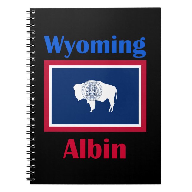 Albin Wyoming Notizblock (Vorderseite)