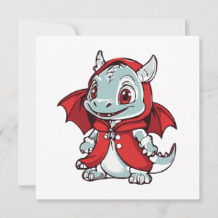 Albino-Drache in Rot