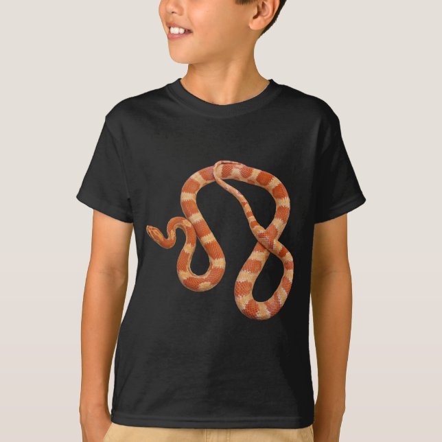 Albino-Mais-Schlange T-Shirt (Vorderseite)