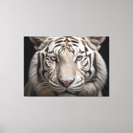 Albino Majestät White Tiger Realismus Digitale Kun Leinwanddruck