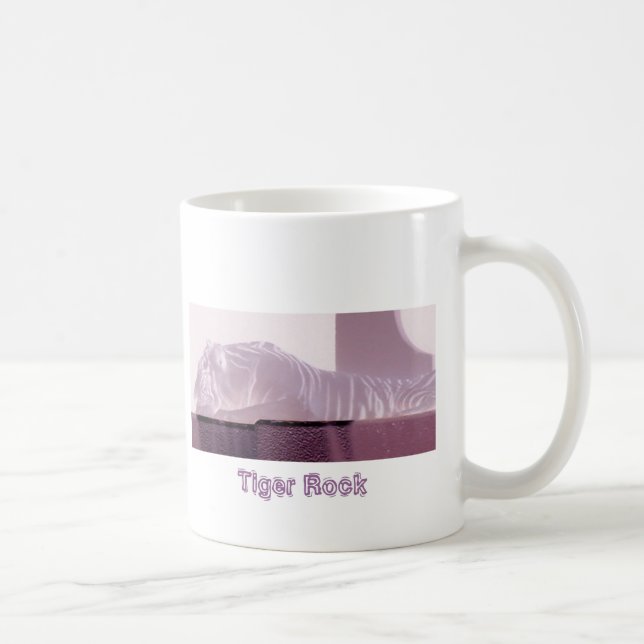 Albino Tiger Kaffeetasse (Rechts)