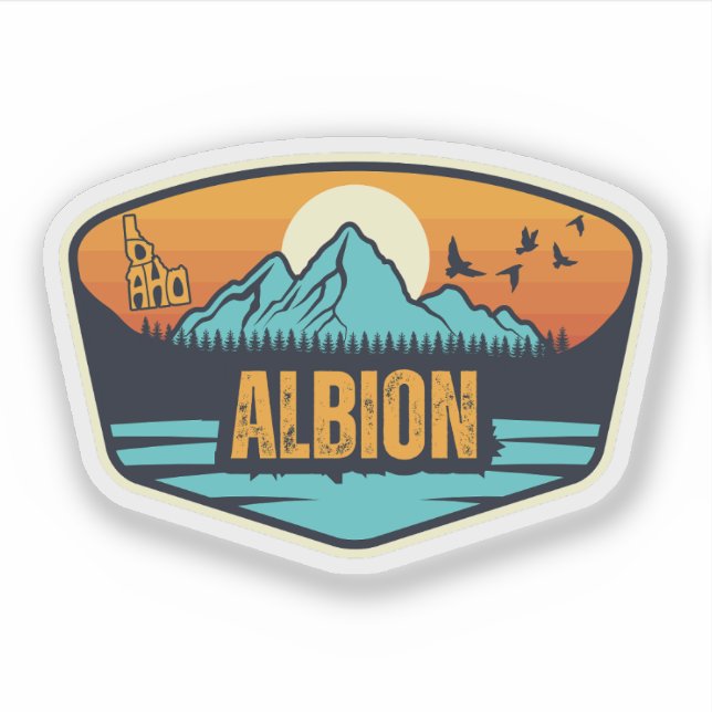 Albion, Aufkleber (Vorderseite)