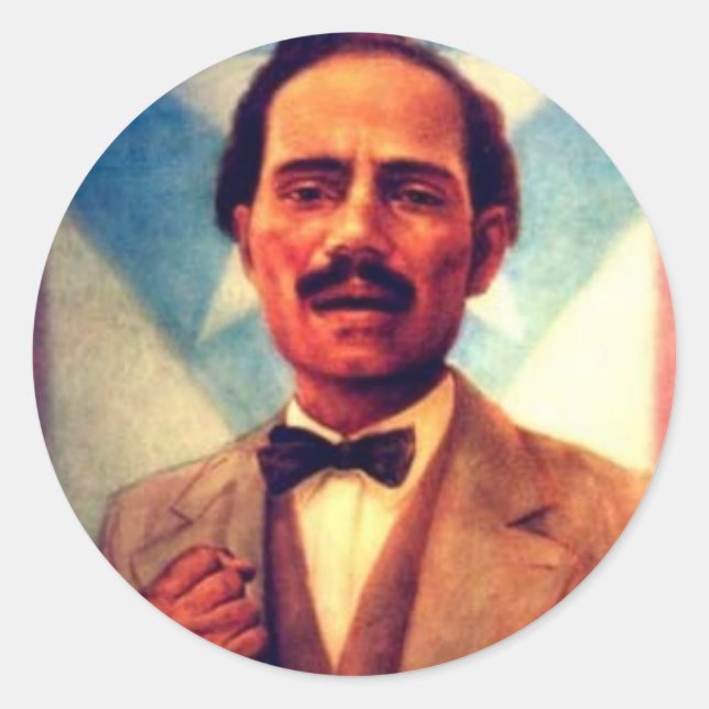Albizu Campos Runder Aufkleber (Vorderseite)