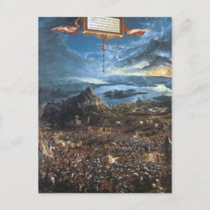 Albrecht Altdorfer Die Schlacht um Alexander Postkarte