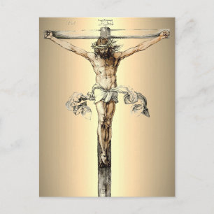 Albrecht Dürer 1505 Christ sur la carte postale cr
