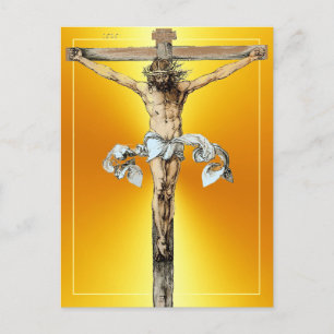 Albrecht Dürer 1505 Christ über die Kreuzpostkarte Postkarte