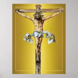 Albrecht Dürer 1505 Christus am Kreuz Postkarte Poster