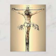 Albrecht Dürer 1505 Le Christ en croix Carte posta