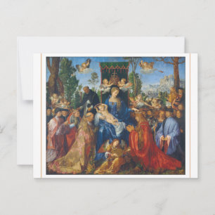 Albrecht Dürer 1506 Fête de la Carte Postale Rosai