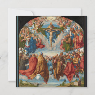 Albrecht Dürer 1511 Trinity Hi-Def Flachkarte