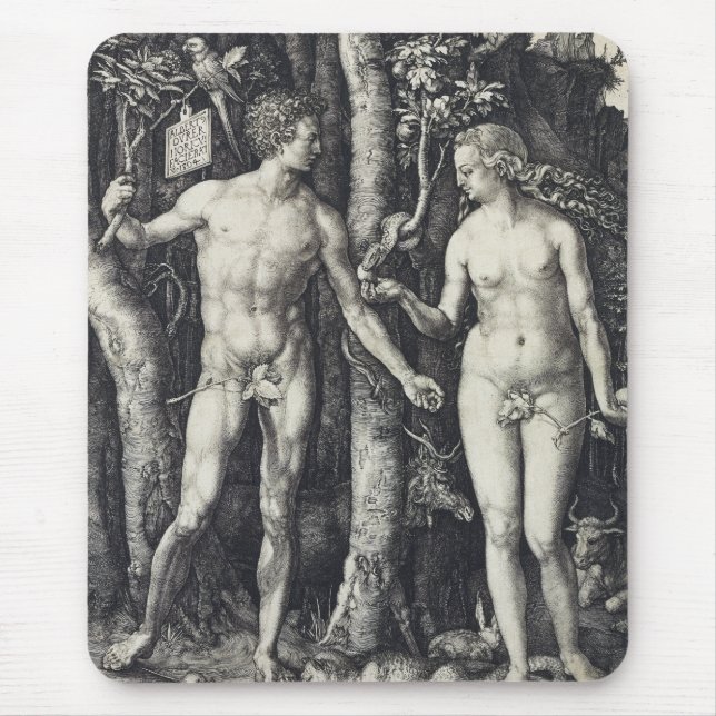 Albrecht Dürer Adam und Eve Mousepad (Vorne)