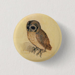 Albrecht Dürer Der kleine Uhu Button