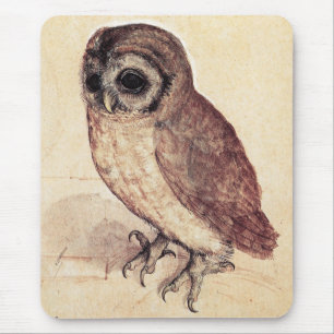 Albrecht Durer die kleine Eulen-Mausunterlage Mousepad