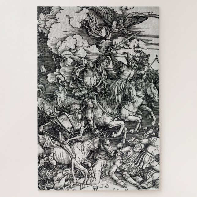 Albrecht Dürer Four Horsemen der Apokalypse Pos (Vertikal)
