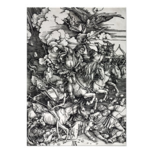 Albrecht Dürer Four Horsemen der Apokalypse Pos Fotodruck