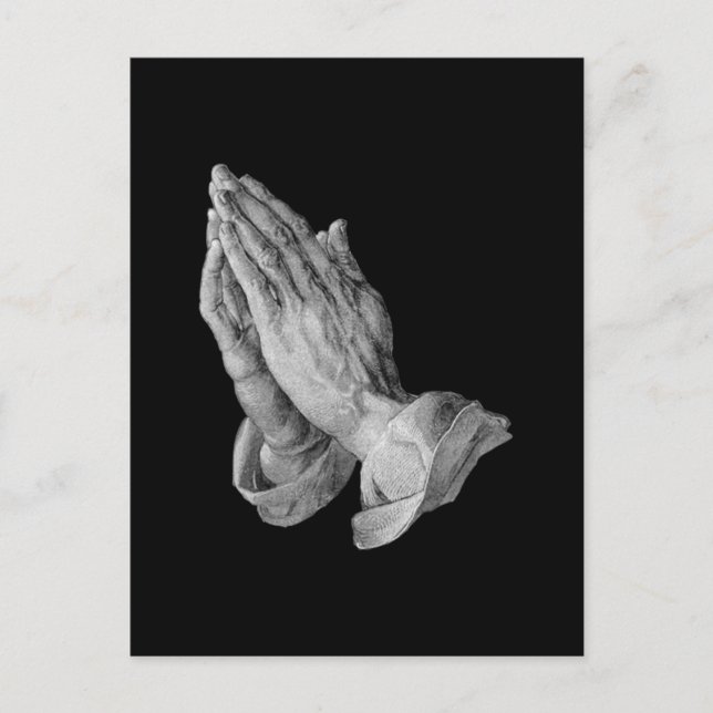 Albrecht Durer - Hände beten Postkarte (Vorderseite)