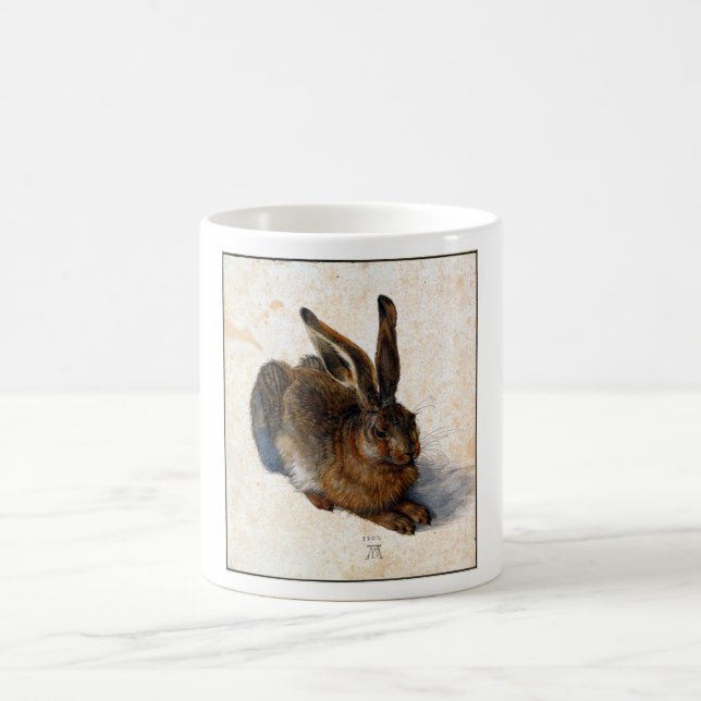 Albrecht Dürer Junger Hase Kaffeetasse (Mittel)