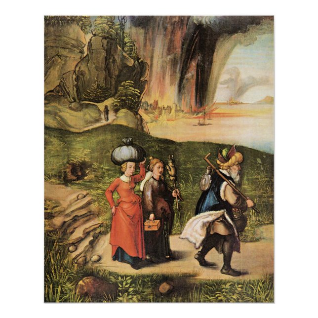 Albrecht Durer - Lot's Escape Poster (Vorderseite)