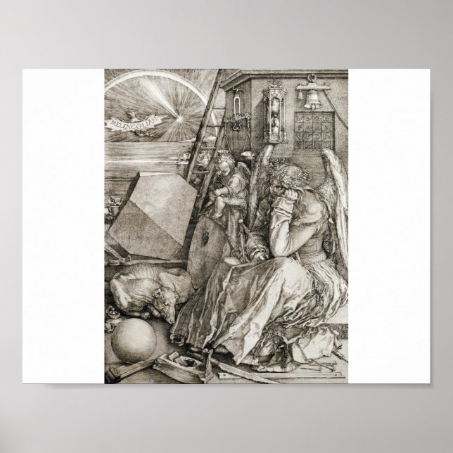 Albrecht Durer - Melancholia Poster (Vorne)