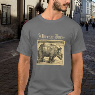 Albrecht Durer Rhinoceros Holzschnitt Renaissance T-Shirt