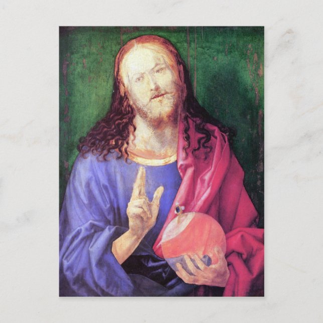 Albrecht Durer - Salvator Mundi Postkarte (Vorderseite)