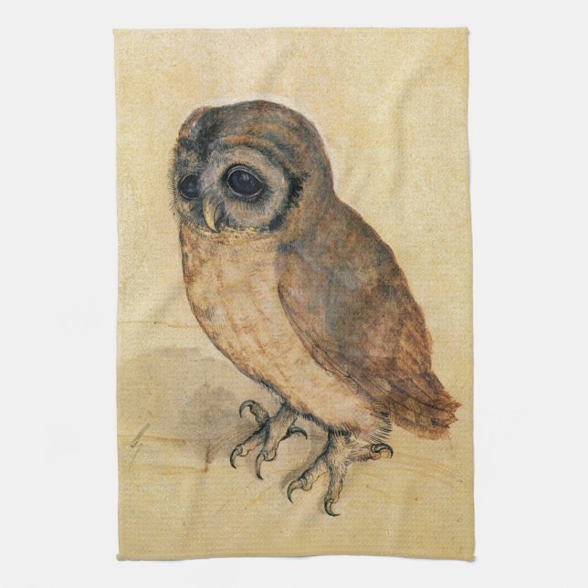 Albrecht Durer The Little Owl Handtuch (Vertikal)