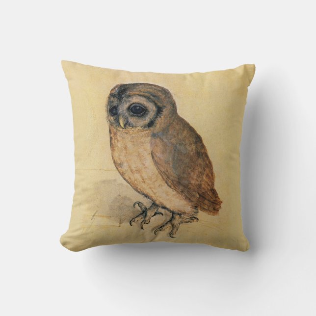 Albrecht Durer The Little Owl Kissen (Vorderseite)