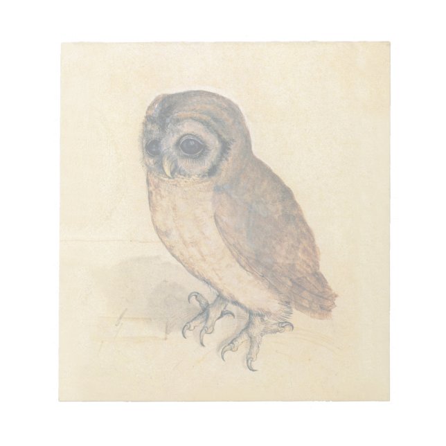 Albrecht Durer The Little Owl Notizblock (Vorderseite)