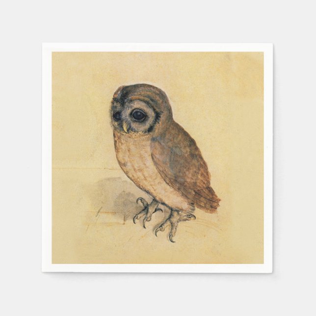 Albrecht Durer The Little Owl Serviette (Vorderseite)