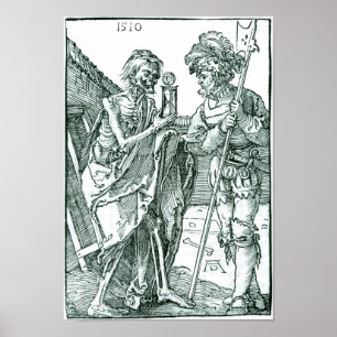 Albrecht Dürer - Tod & The Landsknecht Poster