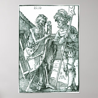 Albrecht Dürer - Tod & The Landsknecht Poster