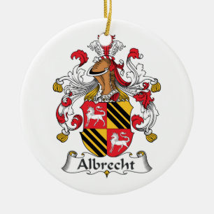 Albrecht-Familienwappen Keramik Ornament