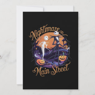 Albtraum auf der Main Street,Halloween Einladung