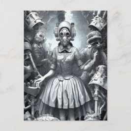 Albtraum in Wonderland Postkarte